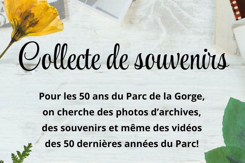 Faites partie de l'histoire! Le Parc de la Gorge de Coaticook lance un appel à la population pour célébrer 50 ans de souvenirs